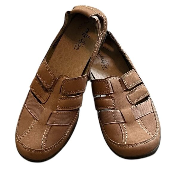 Collections by Clarks, Brown Suede Loafers - Picture 1 of 5